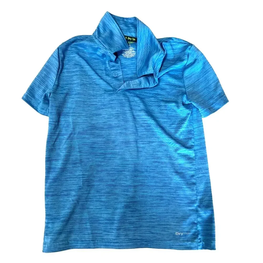 Tek Gear Light Blue Dri-Tech Polo Shirt - Size 8/Small
